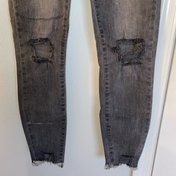 Noisy may grey skinny jeans - Picture 2 of 5